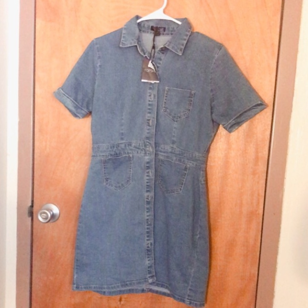 Topshop demin dress