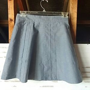Light weight chambray skirt