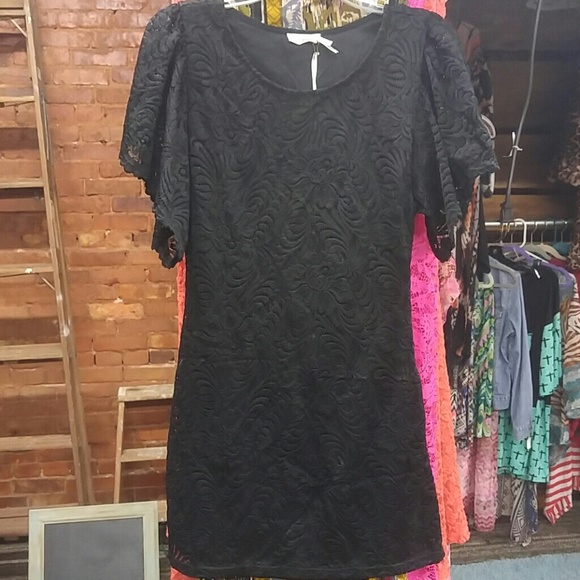 Blu Pepper Dresses & Skirts - TRENDY BLACK FULLY LINED DRESS/GR