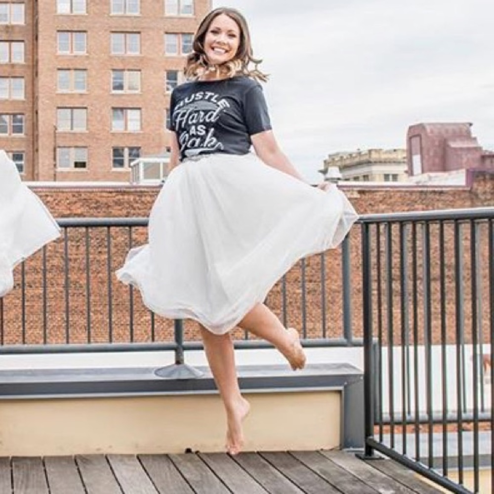 Calling all brides to be! White Tulle Skirt