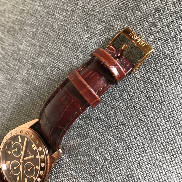 Esprit brown/rose gold watch main image 6