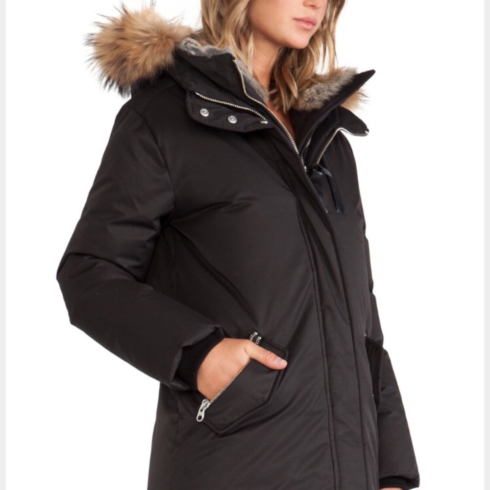 Mackage Marla Black Parka