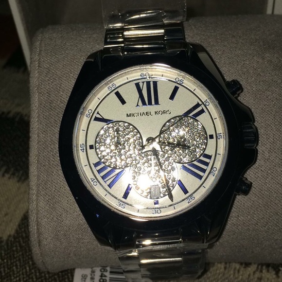 MICHAEL KORS Bradshaw Pavé Silver-Tone Watch - Picture 2 of 2