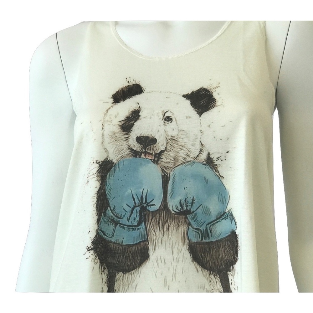 Boxing Panda Tank - Picture 2 of 8
