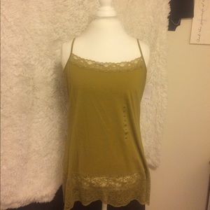 Loft NWT olive green cami