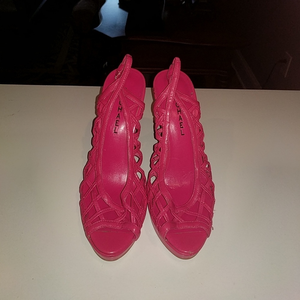 Hot pink heels