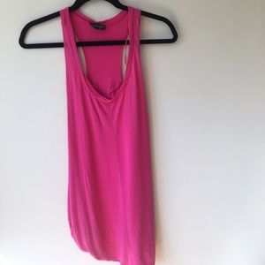 TopShop pink side slit tunic Sz 2
