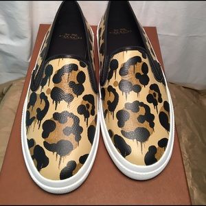 Coach Chrissy Animal Print slip on shoes Coach Chrissy Animal Print slip on shoes