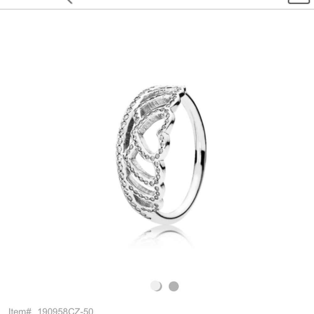 Beautiful Pandora Princess ring