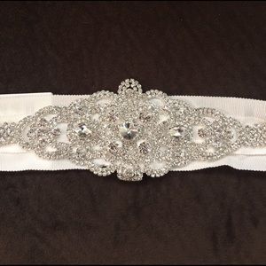 NEW Davids Bridal Crystal Sash