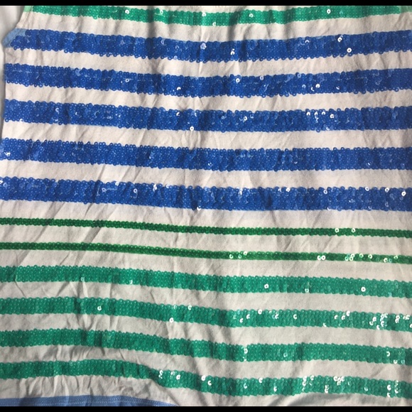 Old Navy Tops - cute sequins striped tank top old navy L Old Navy Tops - cute sequins striped tank top old navy L