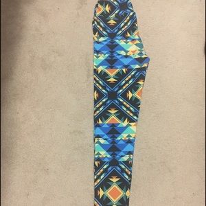 Tween Lularoe Tribal Leggings
