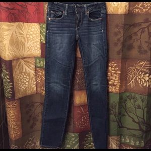 Dark Wash American Eagle Skinny Jeans