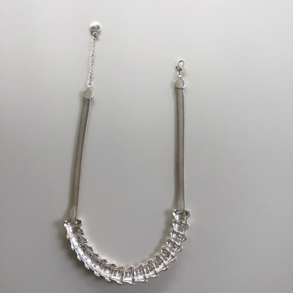 Apt. 9 Mesh Chain Collar Necklace in Silver tone. - Picture 2 of 4