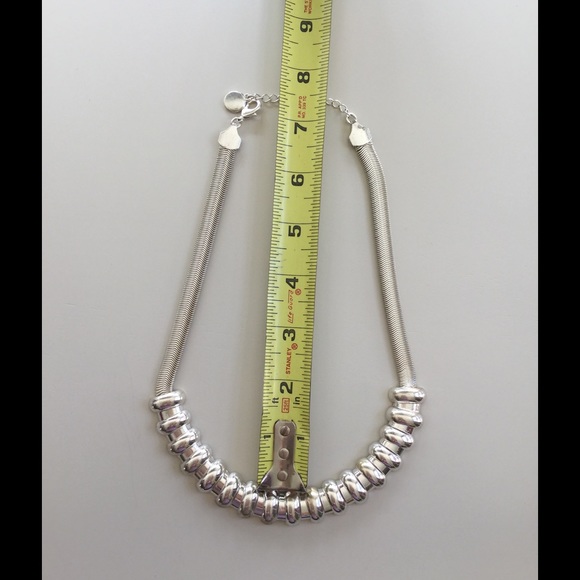 Apt. 9 Mesh Chain Collar Necklace in Silver tone. - Picture 4 of 4