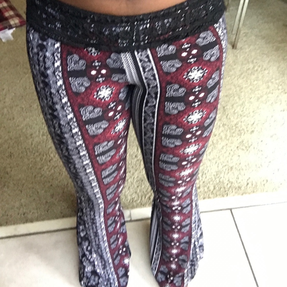 Paisley Flared Pants