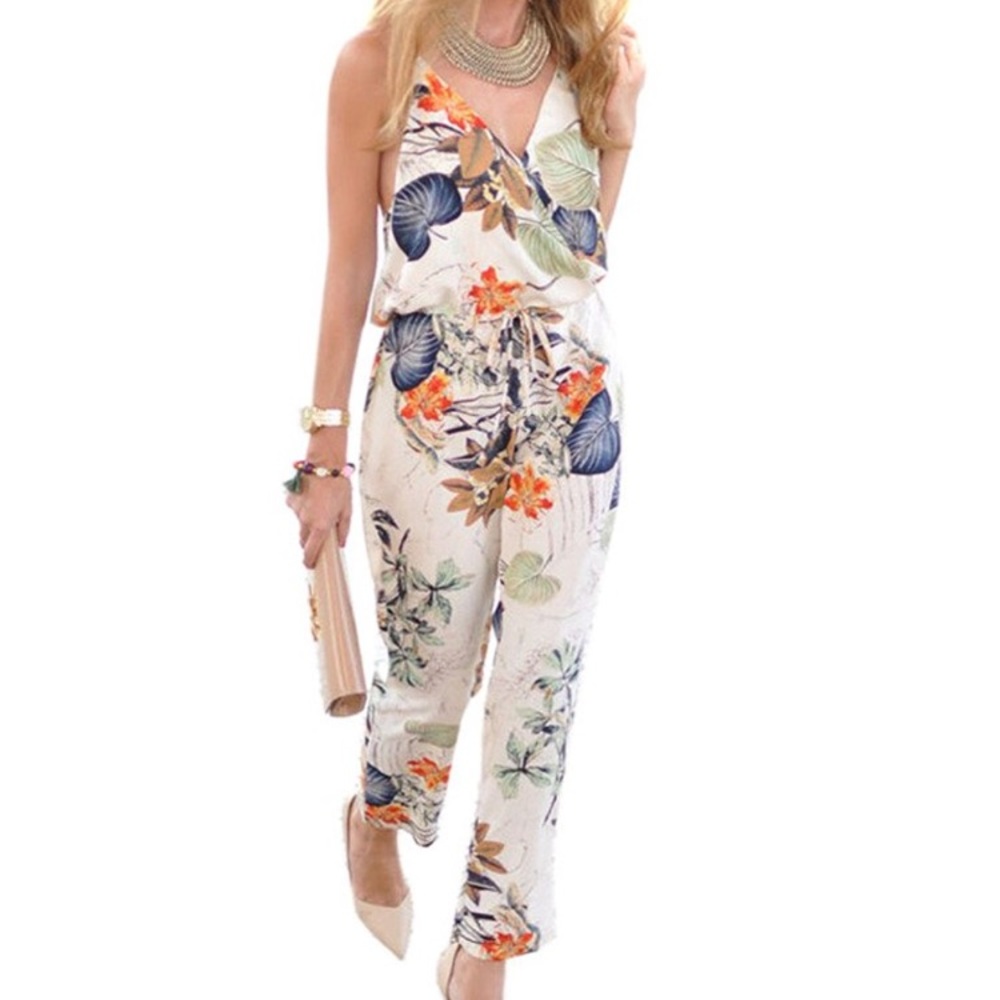Floral jumpsuit