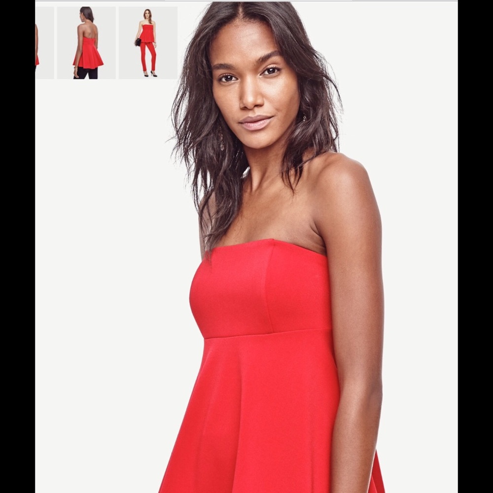 Ann Taylor Sleeveless flare top