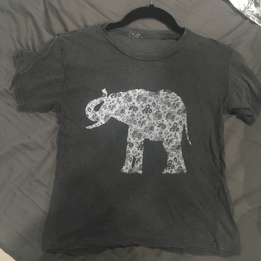 Elephant crop top