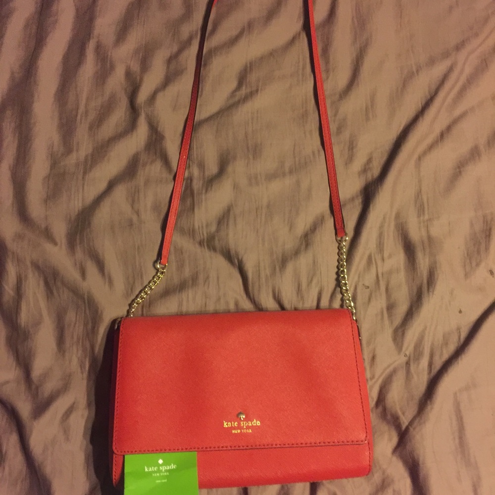 Red Kate spade cross body