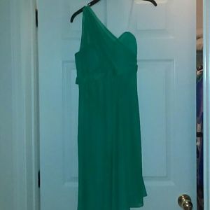 Emerald Green David's Bridal Dress