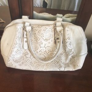 Apt 9 spring white satchel