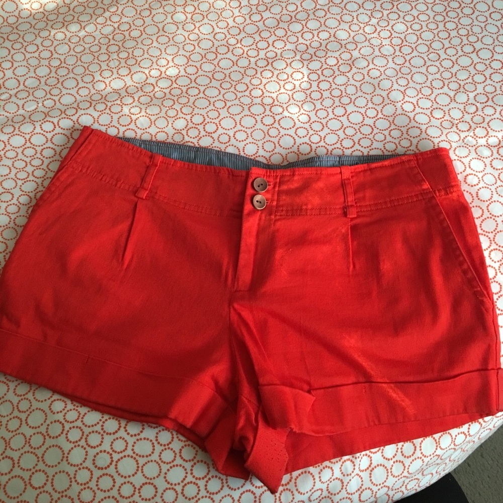 Orange shorts