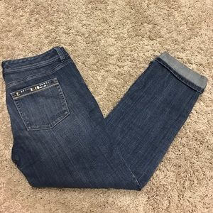 WHBM crop leg jeans