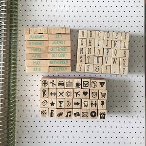 Agenda Planner stamp bundle, happy planner
