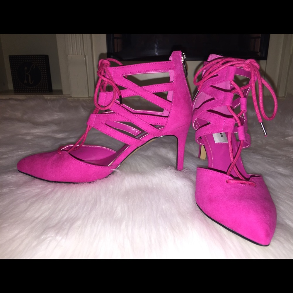 Lace up heels