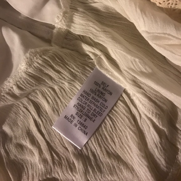 Embroidery Ivory Tunic Dress - Picture 5 of 5