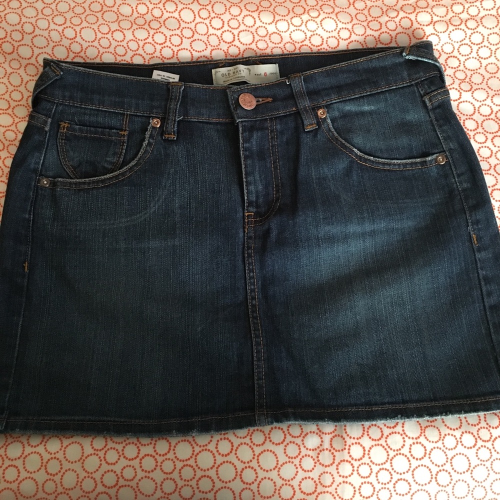 Old navy jeans skirt
