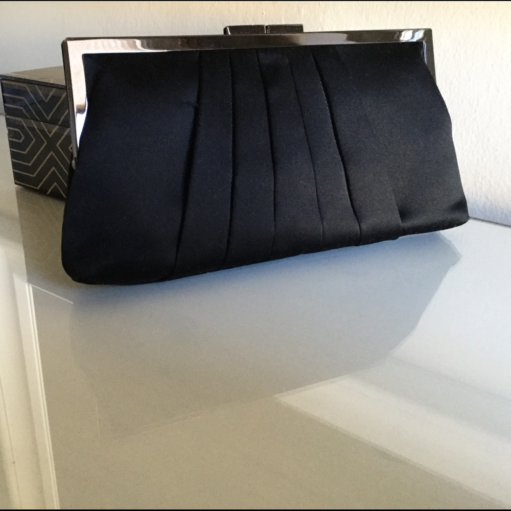 Satin clutch
