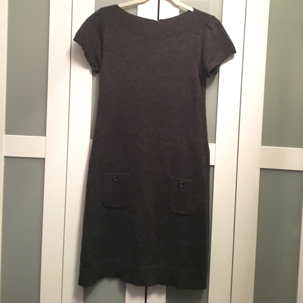 Dark Grey Evan Picone Sweater Dress