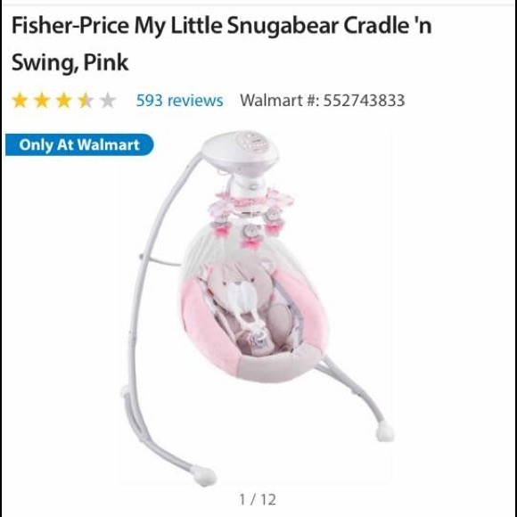 fisher price ballerina bear swing