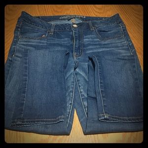 American eagle super stretch jeggings size 12 crop
