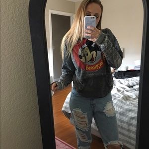 Lightweight grey Disneyland hoodie