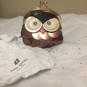 FLASH SALE Kate Spade Kiss Lock Owl Coin Purse