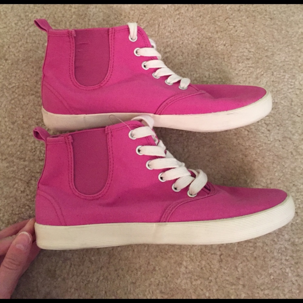 Pink high tops