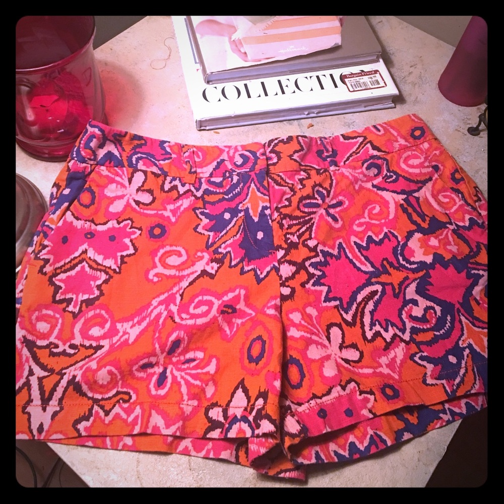 Ann Taylor Loft orange shorts