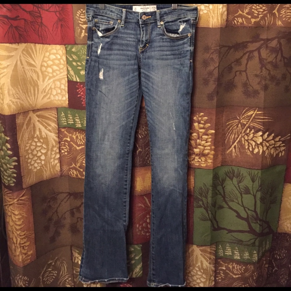 Lightly Destroyed Abercrombie & Fitch Jeans
