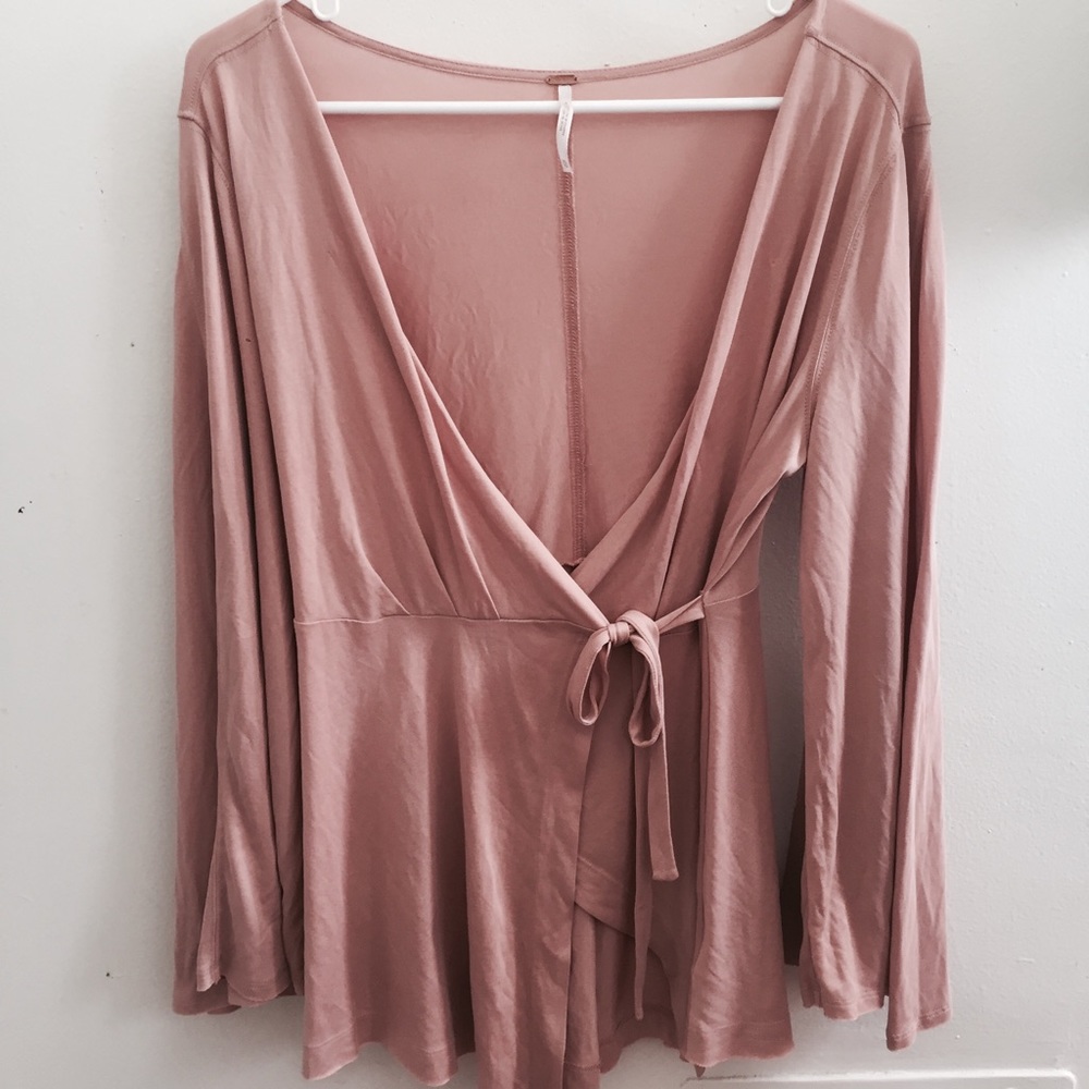 Free People wrap tee