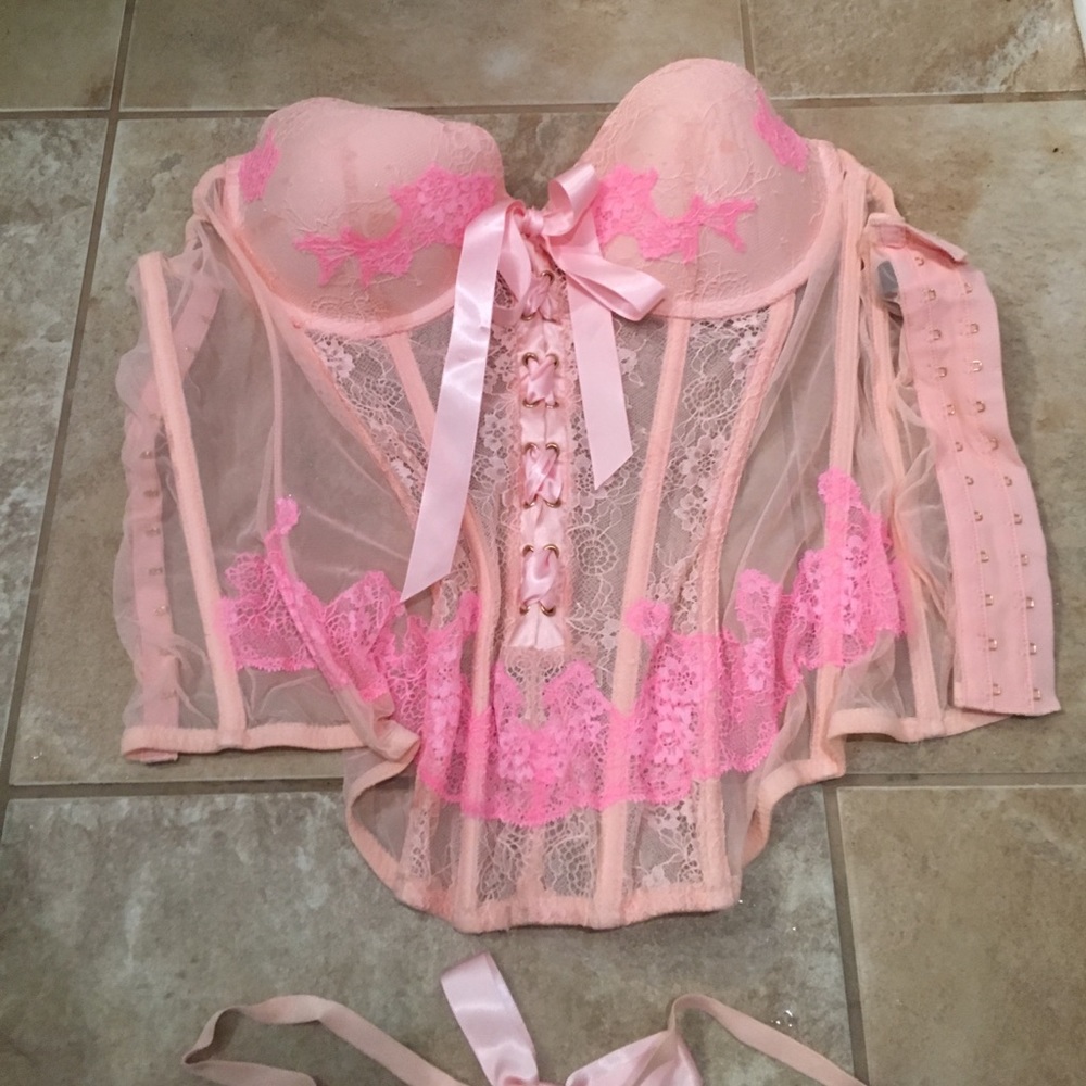 Two Tone Pink Corset