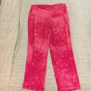 Old navy pink work out capris