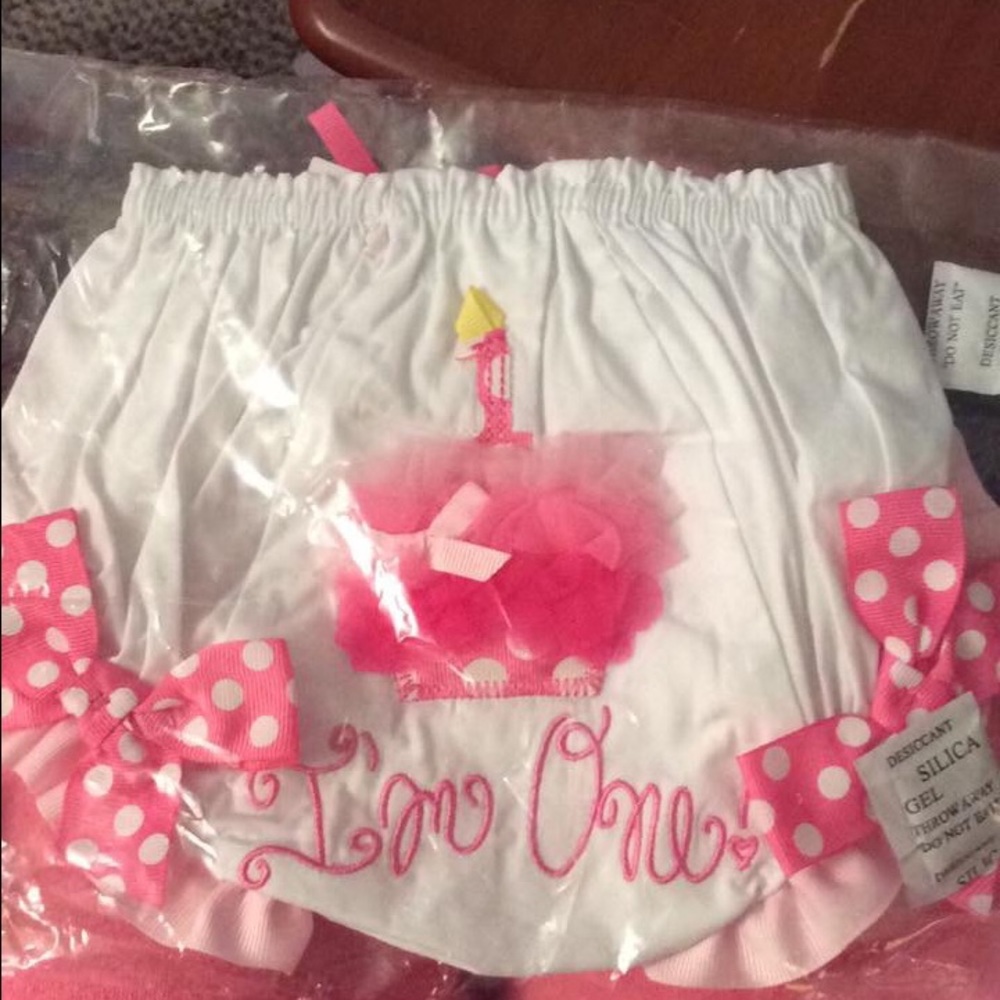 I'm one Birthday diaper cover never opened