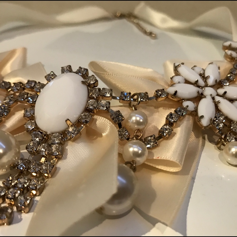 New Custom Designed Satin Statement Necklace - image 6