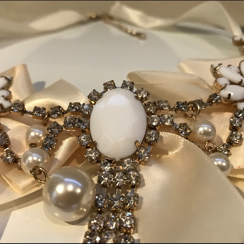 New Custom Designed Satin Statement Necklace - image 7