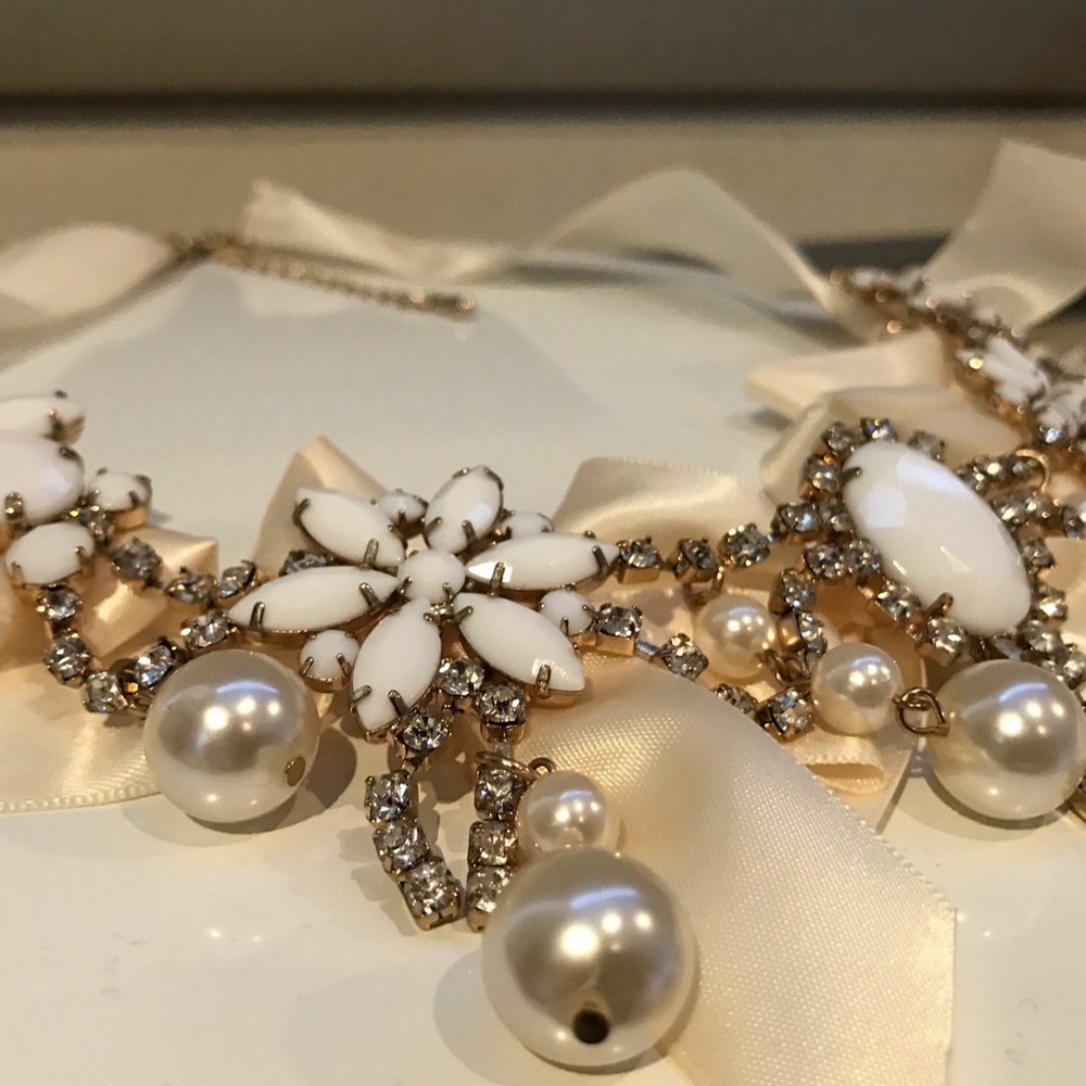 New Custom Designed Satin Statement Necklace - image 8