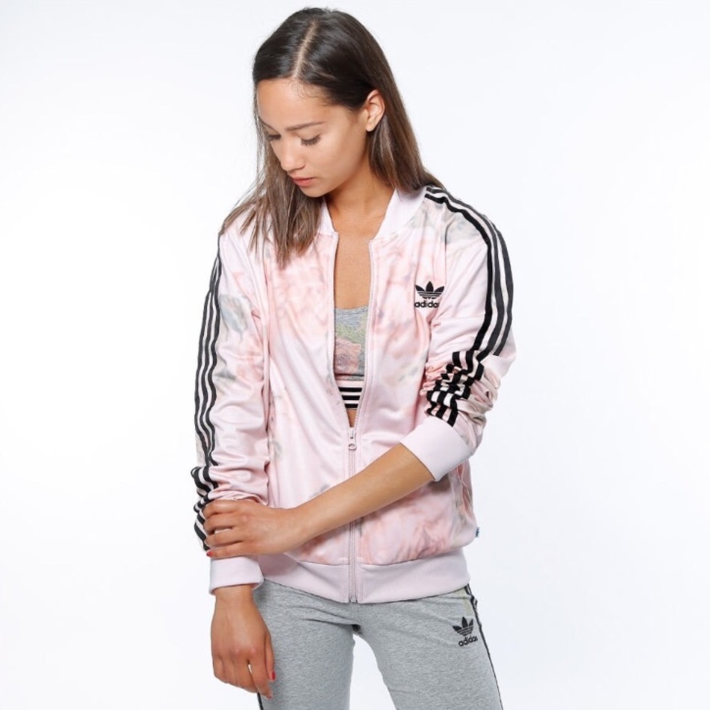 Adidas Floral Pastel Track Jacket (rare)