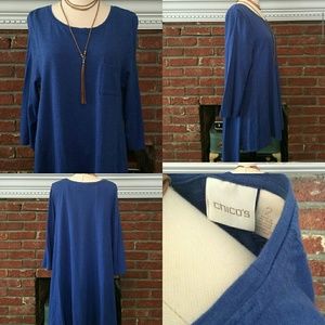 Chico's 3/4 sleeve super soft tee